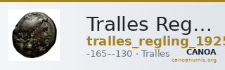 Tralles Regling 1925 pp. 265-7 — CANOA