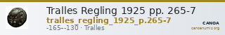 Tralles Regling 1925 pp. 265-7 — CANOA