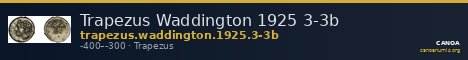 Trapezus Waddington 1925 3-3b — CANOA