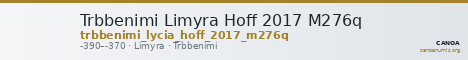 Trbbenimi Limyra Hoff 2017 M276q — CANOA
