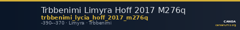 Trbbenimi Limyra Hoff 2017 M276q — CANOA