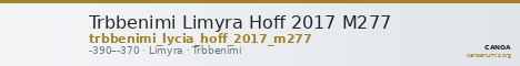 Trbbenimi Limyra Hoff 2017 M277 — CANOA