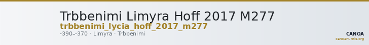 Trbbenimi Limyra Hoff 2017 M277 — CANOA