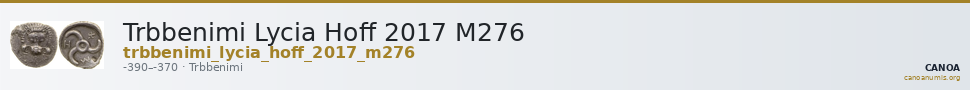 Trbbenimi Lycia Hoff 2017 M276 — CANOA