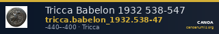 Tricca Babelon 1932 538-547 — CANOA