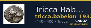 Tricca Babelon 1932 552 — CANOA