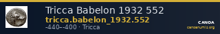 Tricca Babelon 1932 552 — CANOA