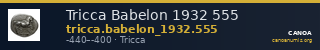 Tricca Babelon 1932 555 — CANOA