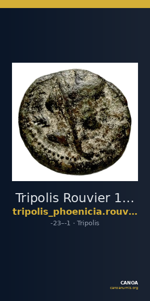 Tripolis Rouvier 1903 1672-1675 — CANOA