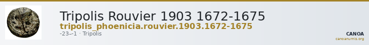 Tripolis Rouvier 1903 1672-1675 — CANOA