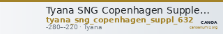 Tyana SNG Copenhagen Supplement 632 — CANOA
