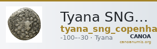 Tyana SNG Copenhagen Tyana 315 — CANOA