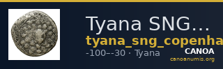 Tyana SNG Copenhagen Tyana 315 — CANOA