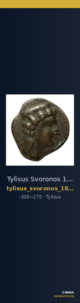 Tylisus Svoronos 1890 (1972) no. 1-8 — CANOA