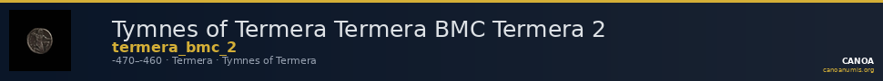 Tymnes of Termera Termera BMC Termera 2 — CANOA