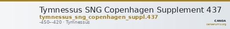 Tymnessus SNG Copenhagen Supplement 437 — CANOA