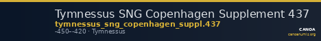 Tymnessus SNG Copenhagen Supplement 437 — CANOA