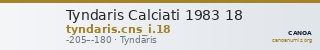 Tyndaris Calciati 1983 18 — CANOA