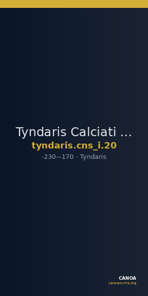 Tyndaris Calciati 1983 20 — CANOA