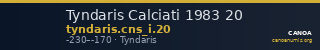Tyndaris Calciati 1983 20 — CANOA