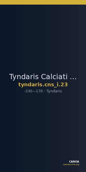 Tyndaris Calciati 1983 23 — CANOA