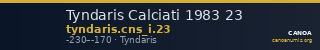 Tyndaris Calciati 1983 23 — CANOA