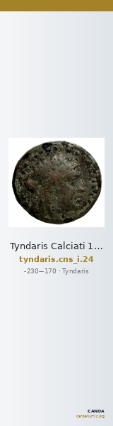 Tyndaris Calciati 1983 24 — CANOA