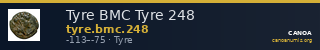 Tyre BMC Tyre 248 — CANOA