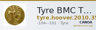 Tyre BMC Tyre Pl. XLIV-4 — CANOA