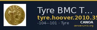 Tyre BMC Tyre Pl. XLIV-4 — CANOA