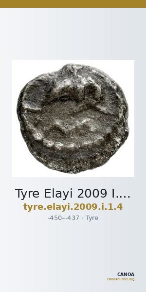 Tyre Elayi 2009 I.1.4 — CANOA