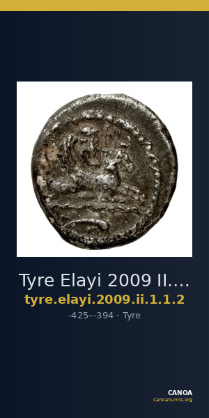 Tyre Elayi 2009 II.1.1.2 — CANOA