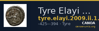 Tyre Elayi 2009 II.1.1.2 — CANOA