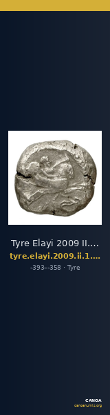 Tyre Elayi 2009 II.1.2.1 — CANOA