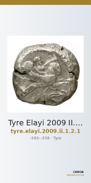 Tyre Elayi 2009 II.1.2.1 — CANOA