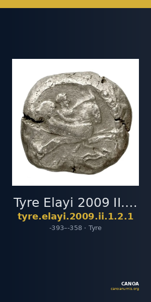 Tyre Elayi 2009 II.1.2.1 — CANOA