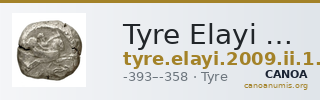 Tyre Elayi 2009 II.1.2.1 — CANOA