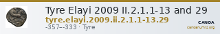Tyre Elayi 2009 II.2.1.1-13 and 29 — CANOA