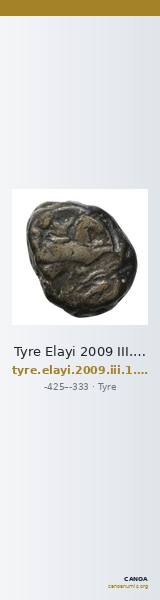 Tyre Elayi 2009 III.1.1.a-c — CANOA