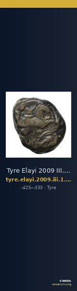 Tyre Elayi 2009 III.1.1.a-c — CANOA