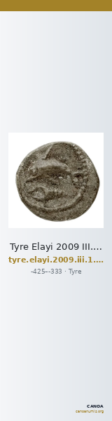 Tyre Elayi 2009 III.1.2.a-b — CANOA