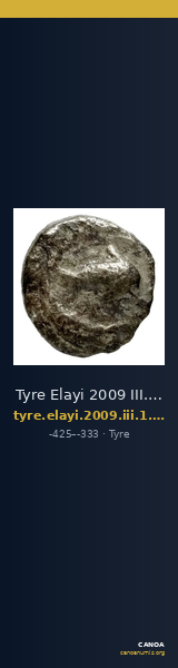Tyre Elayi 2009 III.1.2.e — CANOA