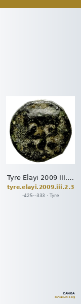 Tyre Elayi 2009 III.2.3 — CANOA