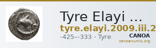Tyre Elayi 2009 III.2.4 — CANOA