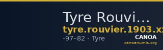 Tyre Rouvier 1903 xxxv — CANOA