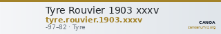 Tyre Rouvier 1903 xxxv — CANOA