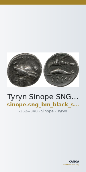 Tyryn Sinope SNG BM Black Sea 1452-1454 — CANOA