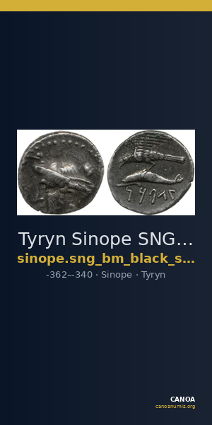 Tyryn Sinope SNG BM Black Sea 1452-1454 — CANOA
