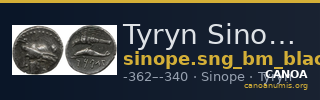 Tyryn Sinope SNG BM Black Sea 1452-1454 — CANOA