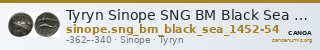 Tyryn Sinope SNG BM Black Sea 1452-1454 — CANOA